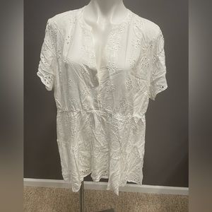 Torrid new w/tags babydoll eyelet tiered top 2x 18/20.